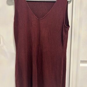 White House Black Market Rich Burgundy Tank Top